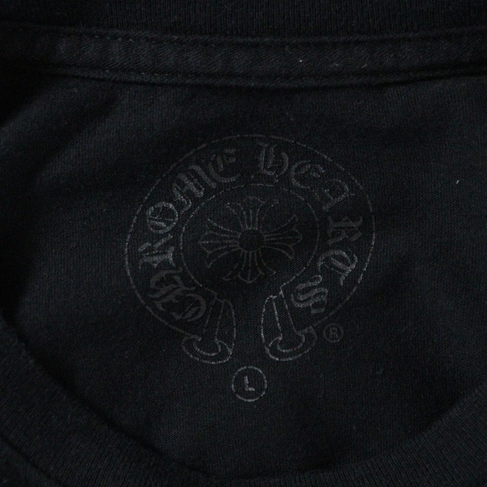 CHROME HEARTS(クロムハーツ) VINE DGR LS TEE ヴァインダガー ポケット クルーネック半袖Tシャツ カットソー ブラック/イエロー