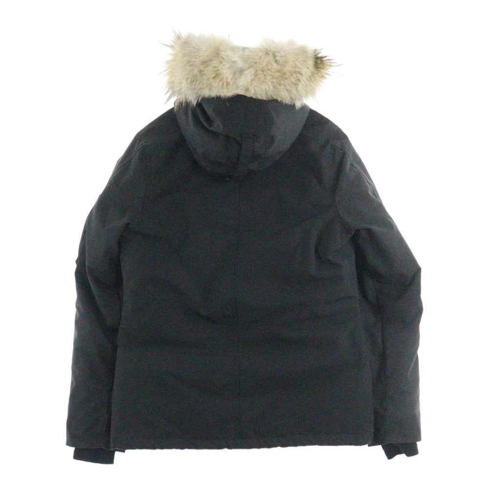 CANADA GOOSE(カナダグース) Montebello Parka Fusion Fit Heritage モンテベロ ジップアップ フーデット ダウンジャケット ブラック レディース 2530LA