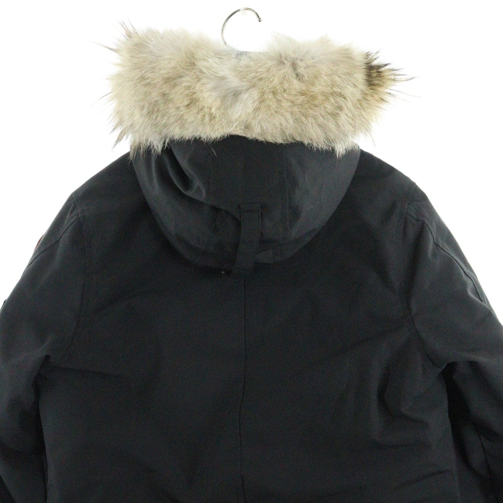 CANADA GOOSE(カナダグース) Montebello Parka Fusion Fit Heritage モンテベロ ジップアップ フーデット ダウンジャケット ブラック レディース 2530LA