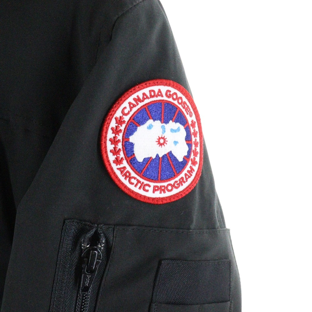 CANADA GOOSE(カナダグース) Montebello Parka Fusion Fit Heritage モンテベロ ジップアップ フーデット ダウンジャケット ブラック レディース 2530LA