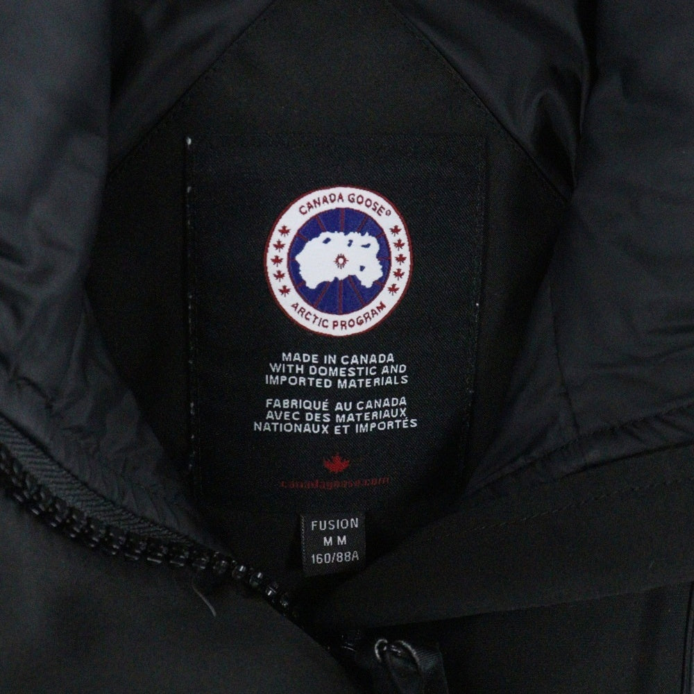 CANADA GOOSE(カナダグース) Montebello Parka Fusion Fit Heritage モンテベロ ジップアップ フーデット ダウンジャケット ブラック レディース 2530LA