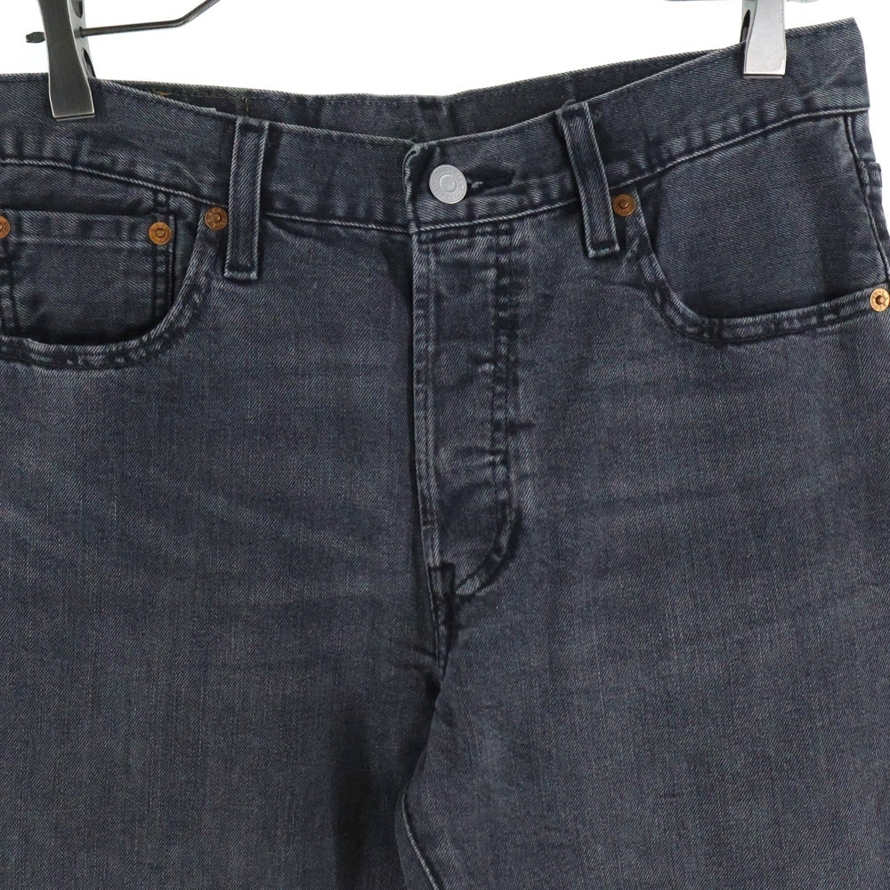 Levi's premium(リーバイスプレミアム) 501 ボタンフライストレートデニムパンツ ブラック 00501-3059
