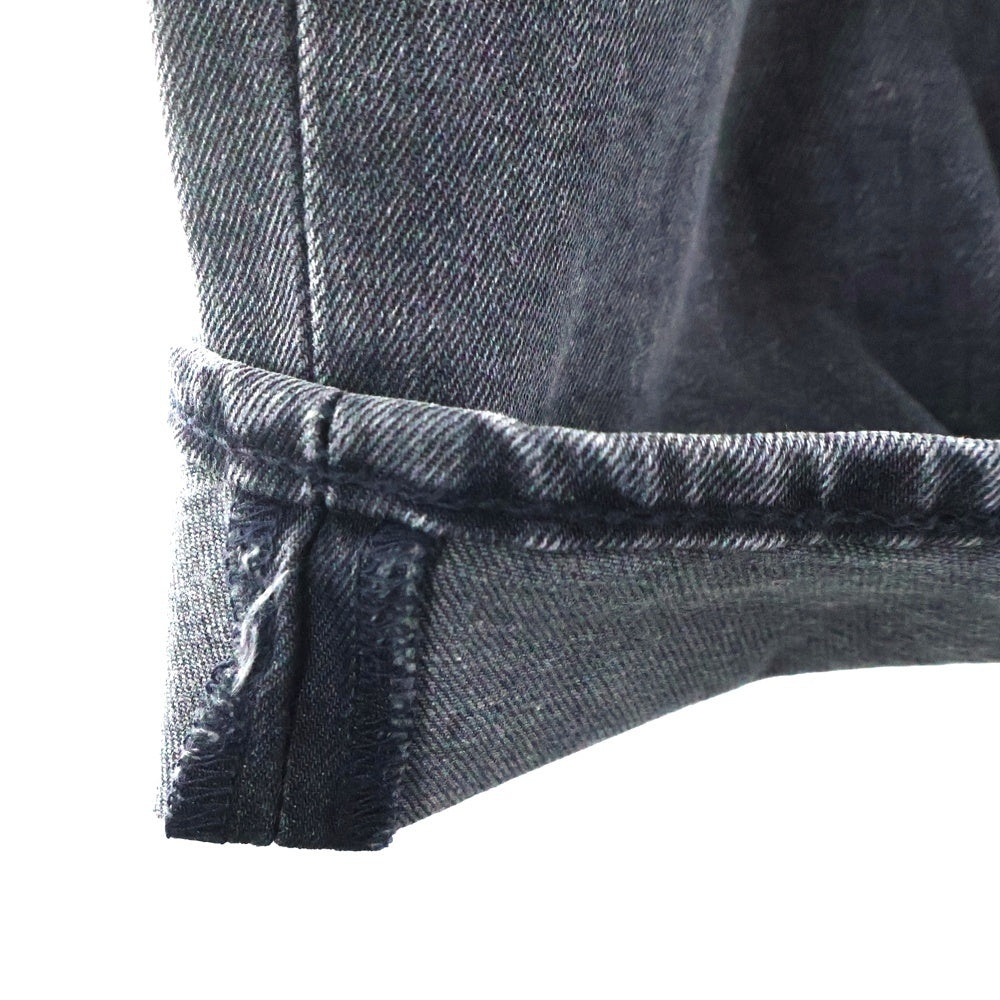 Levi's premium(リーバイスプレミアム) 501 ボタンフライストレートデニムパンツ ブラック 00501-3059