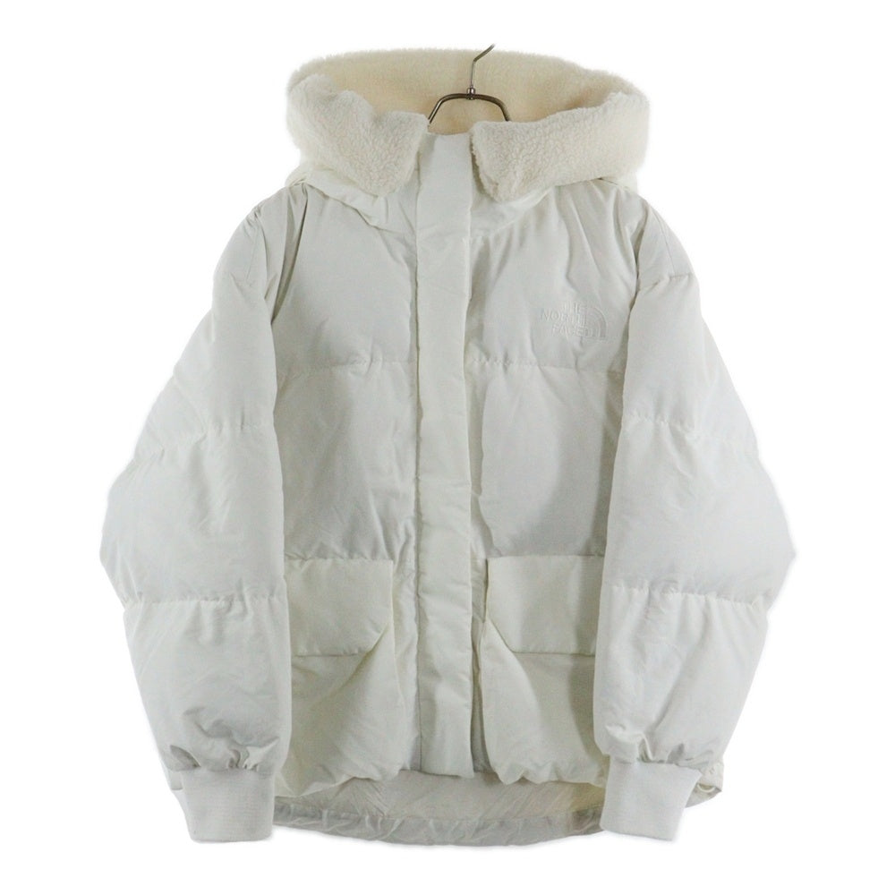 THE NORTH FACE(ザノースフェイス) ボア フーディー ダウンジャケット ホワイト NJ1DM81J