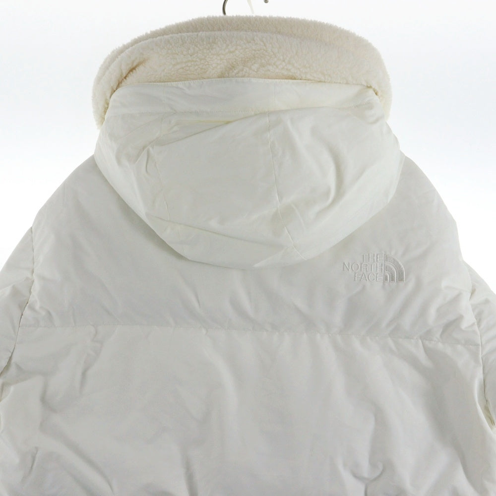 THE NORTH FACE(ザノースフェイス) ボア フーディー ダウンジャケット ホワイト NJ1DM81J