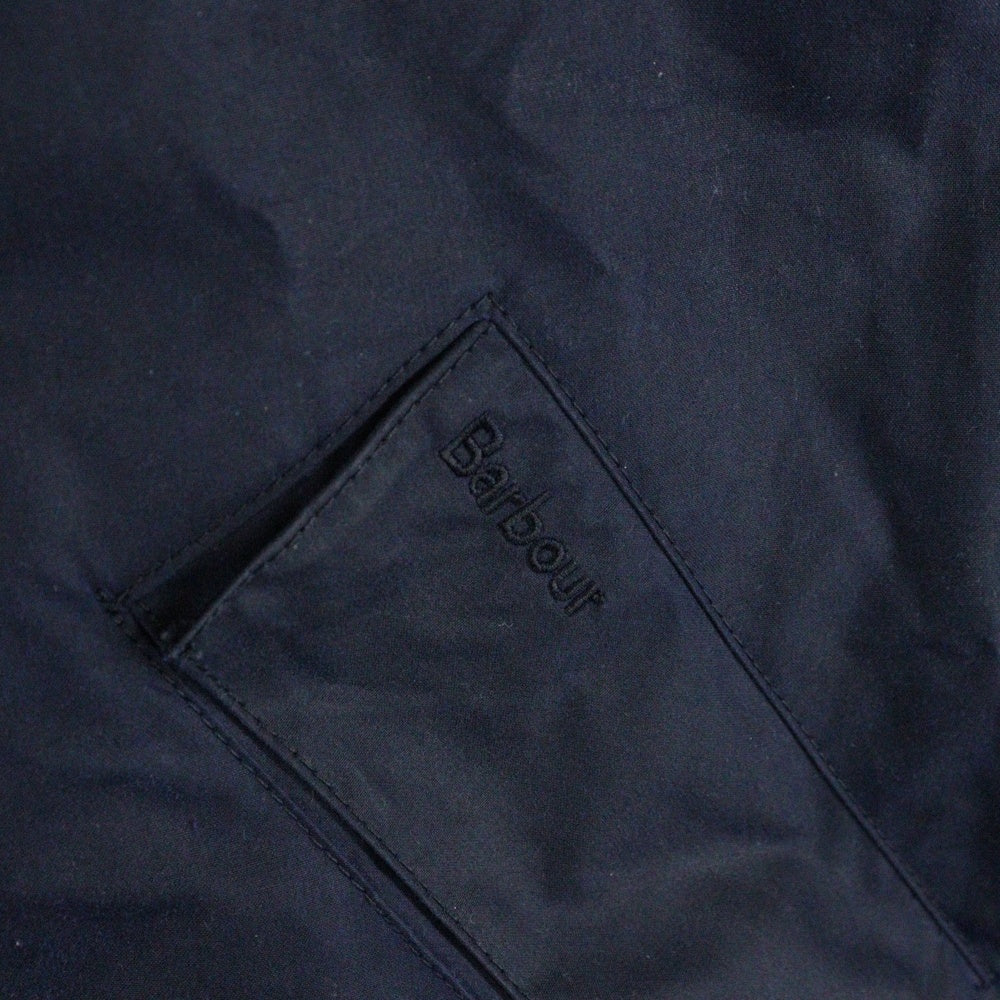 Barbour(バブアー) 24AW ANNIVERSARY TRANSPORT WAX JACKET コーデュロイ切り替え トランスポート ワックス ヒデイルジャケット ネイビー 242MWX1678