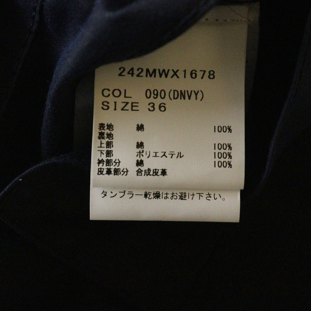 Barbour(バブアー) 24AW ANNIVERSARY TRANSPORT WAX JACKET コーデュロイ切り替え トランスポート ワックス ヒデイルジャケット ネイビー 242MWX1678