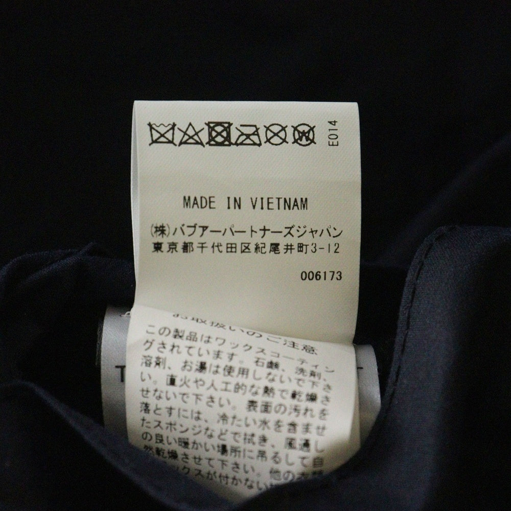 Barbour(バブアー) 24AW ANNIVERSARY TRANSPORT WAX JACKET コーデュロイ切り替え トランスポート ワックス ヒデイルジャケット ネイビー 242MWX1678