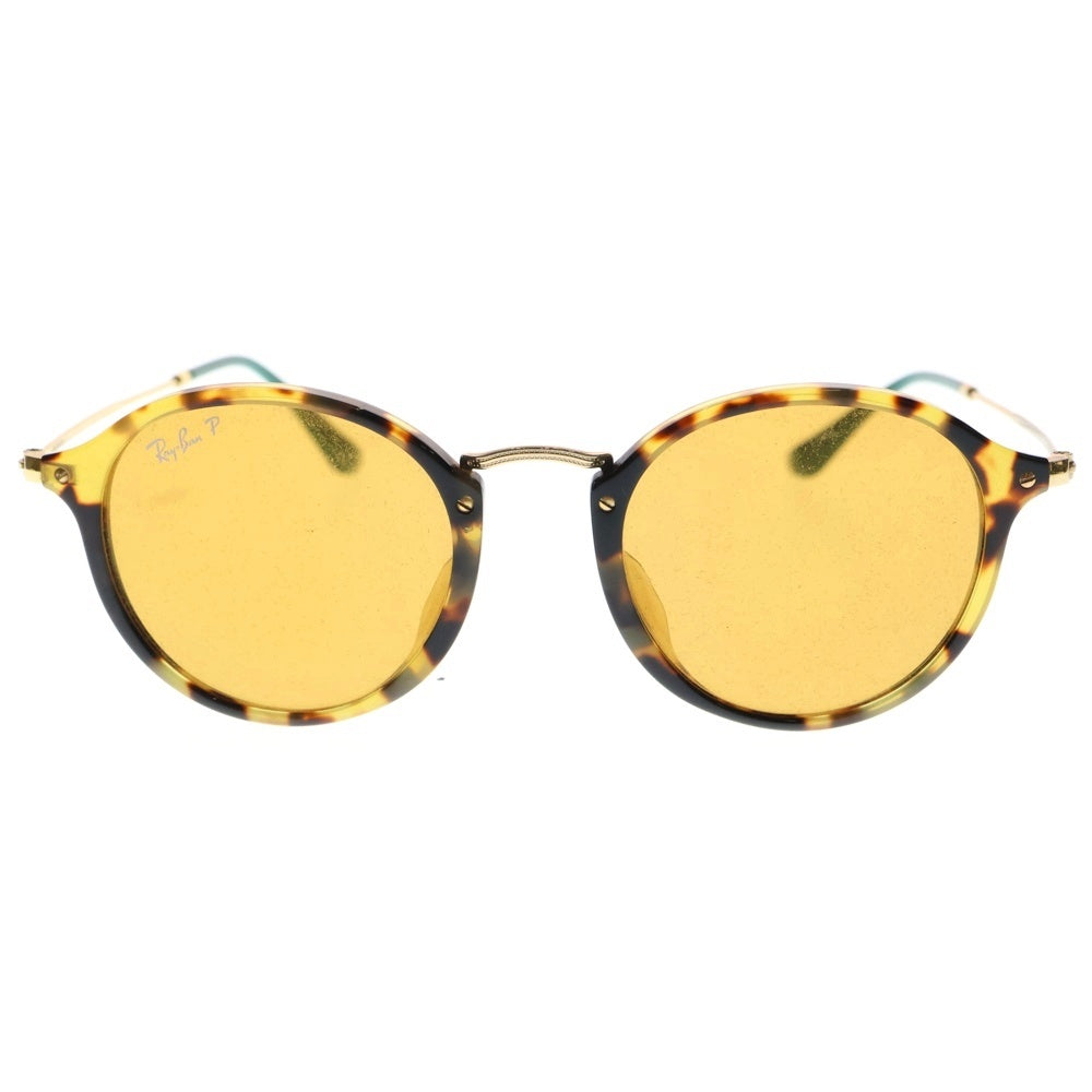 Ray Ban(レイバン) ROUNDFLECK ラウンドフレック ボストン カラーレンズ サングラス 眼鏡 アイウェア イエロー/ブラック RB2447-F