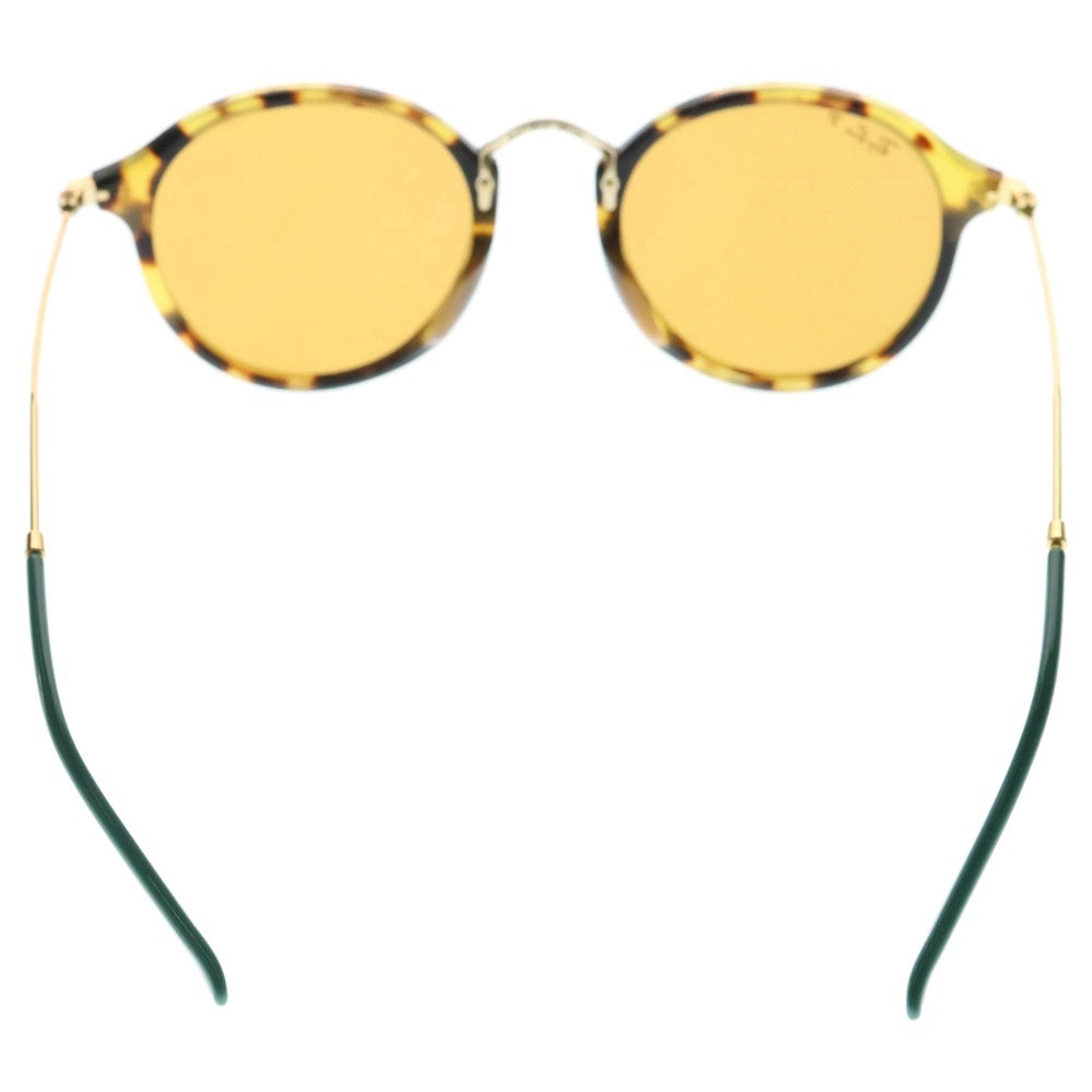 Ray Ban(レイバン) ROUNDFLECK ラウンドフレック ボストン カラーレンズ サングラス 眼鏡 アイウェア イエロー/ブラック RB2447-F