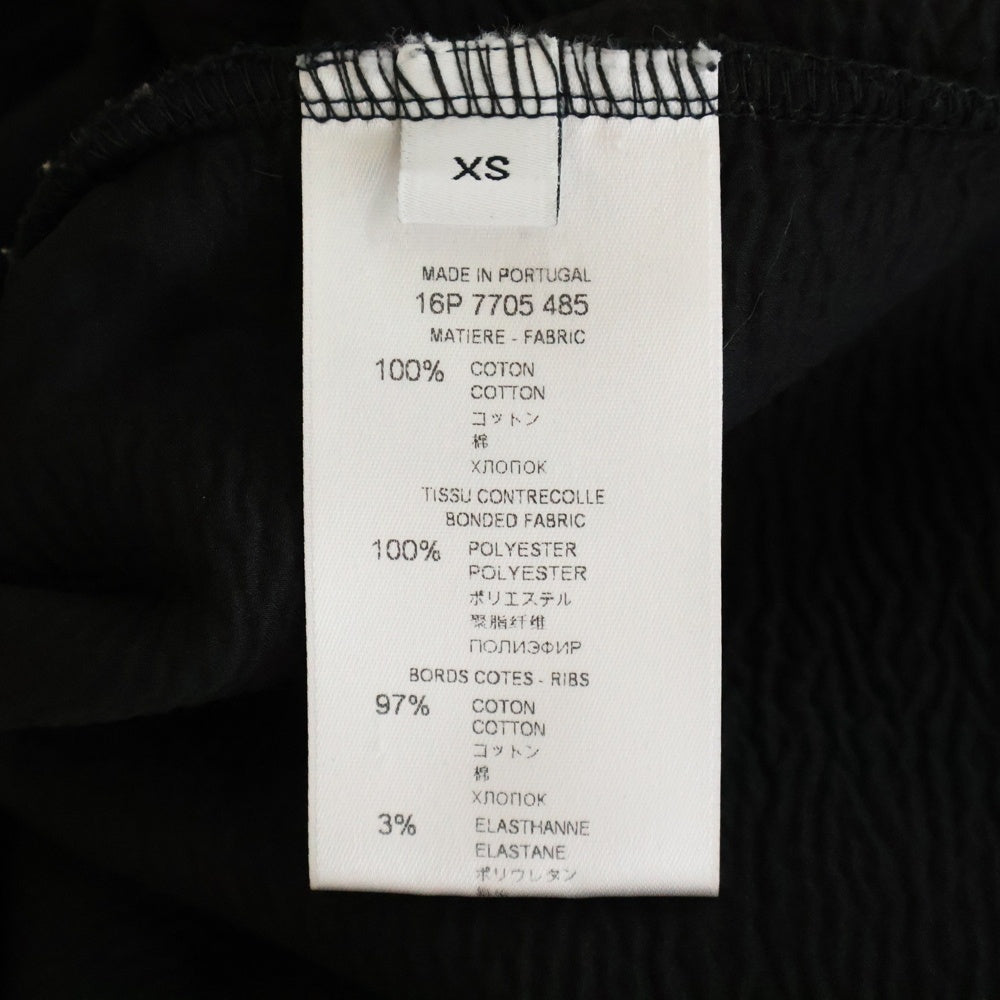 GIVENCHY(ジバンシィ) デストロイ ダメージ加工 フロントロゴ クルーネック スウェット トレーナー ブラック 16P 7705 485