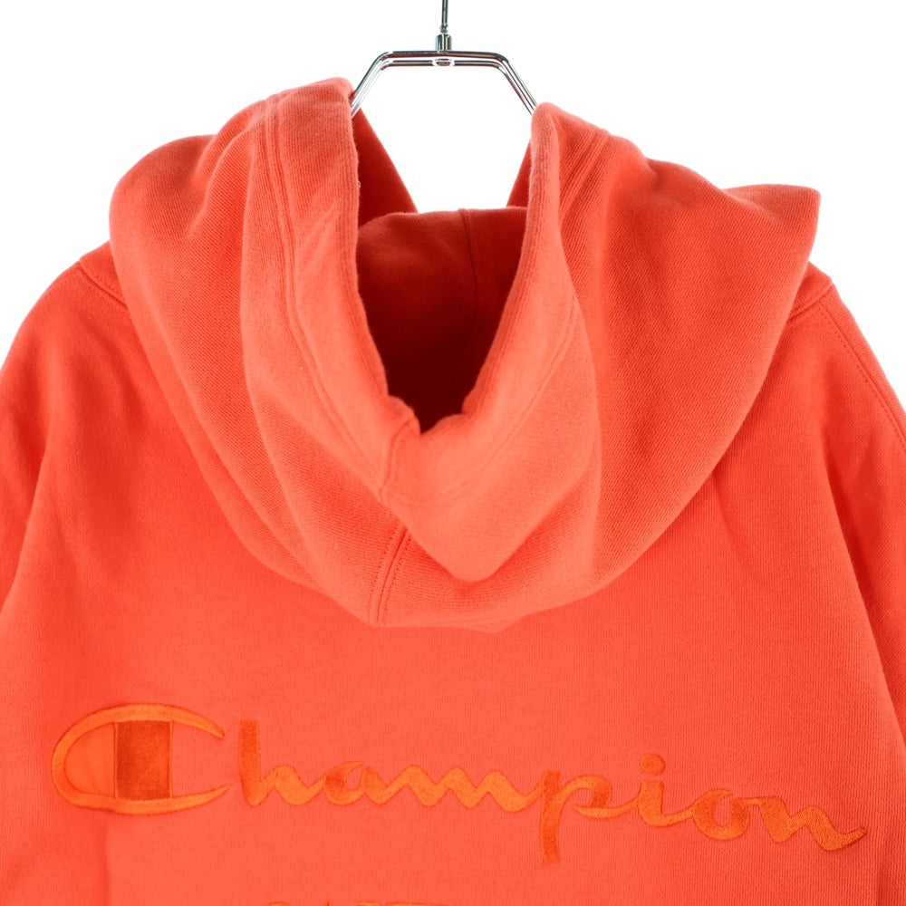WTAPS(ダブルタップス) 23AW ×Champion ACADEMY Hooded チャンピオン アカデミーフーデッド プルオーバースウェットパーカー オレンジ 232HBCHD-CSM04S