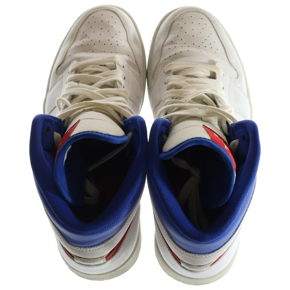 NIKE(ナイキ) WMNS AIR JORDAN1 MID ウィメンズ エアジョーダン1 ミッドカットスニーカー ホワイト/レッド US11.5/28.5cm BQ6472-164