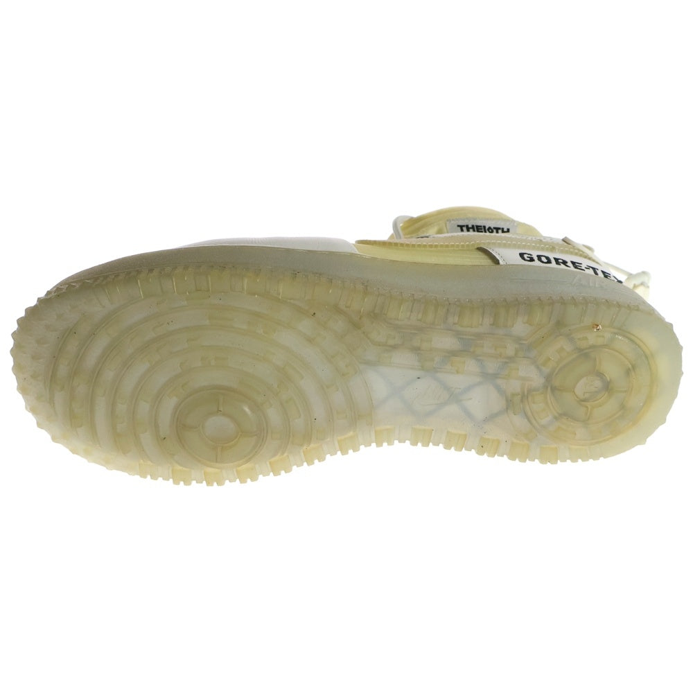 NIKE(ナイキ) AIR FORCE1 WTR GTX エアフォースワン ウィンター ゴアテックス フロントジップ ハイカットスニーカー ホワイト US10/28cm CQ7211-002