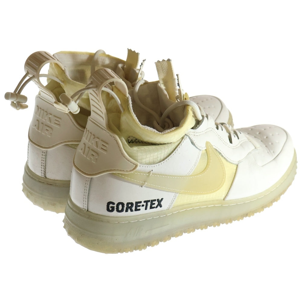 NIKE(ナイキ) AIR FORCE1 WTR GTX エアフォースワン ウィンター ゴアテックス フロントジップ ハイカットスニーカー ホワイト US10/28cm CQ7211-002
