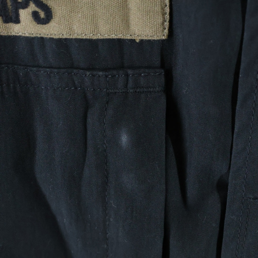 WTAPS(ダブルタップス) 21SS NYCO TUSSAH D90 ミリタリー フィールドジャケット ブラック 211WVDT-JKM01