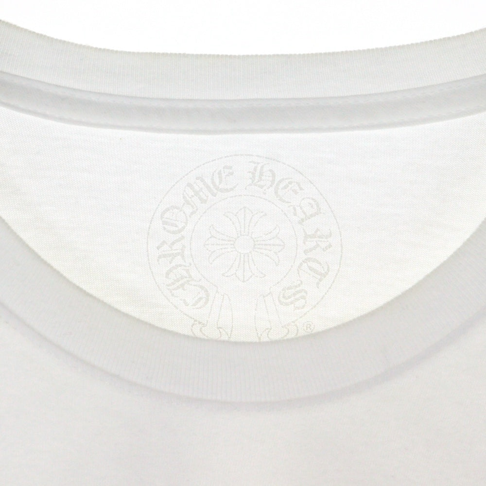 CHROME HEARTS(クロムハーツ) HORSESHOE S/S TEE ホースシュープリント 半袖ポケットTシャツ カットソー ホワイト