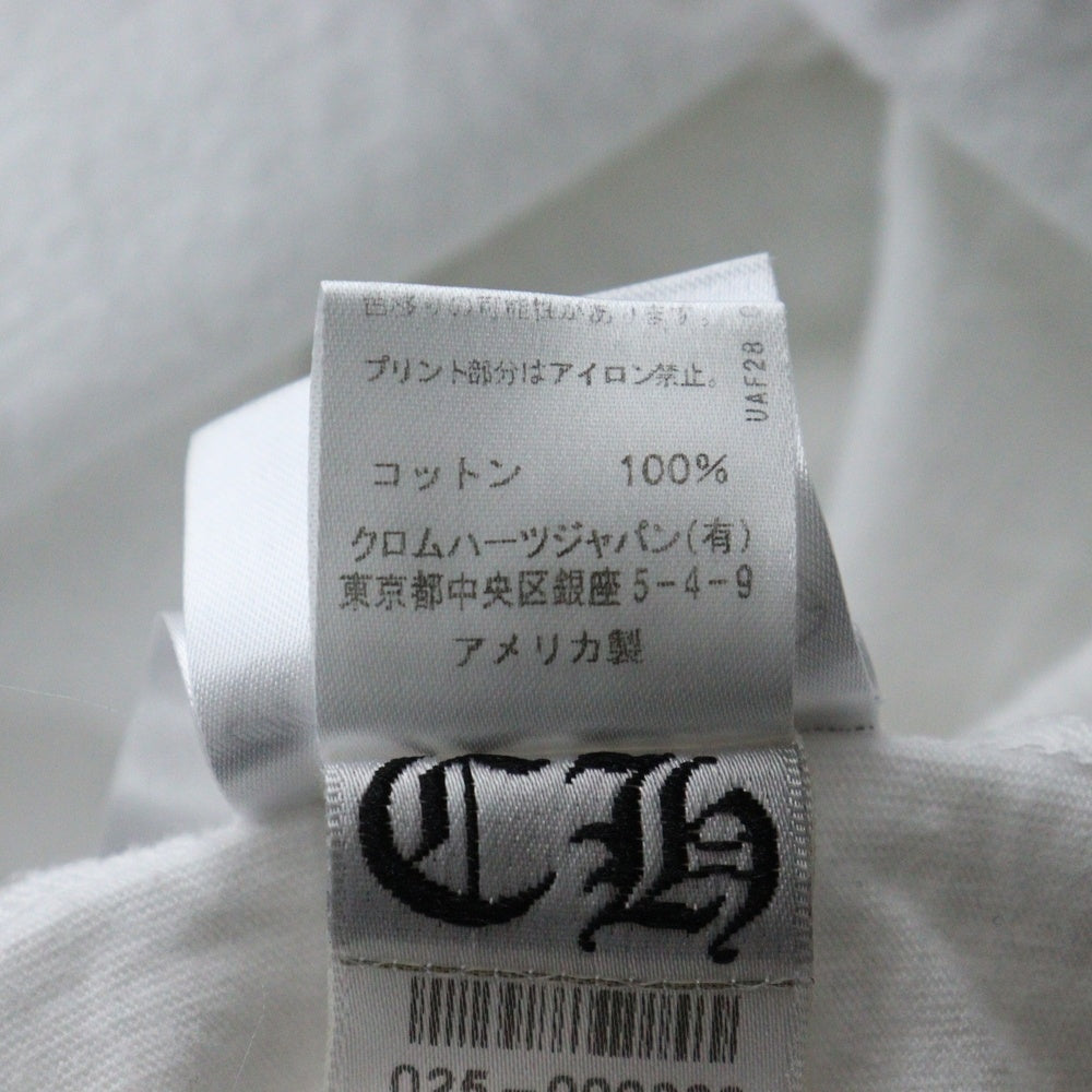CHROME HEARTS(クロムハーツ) HORSESHOE S/S TEE ホースシュープリント 半袖ポケットTシャツ カットソー ホワイト