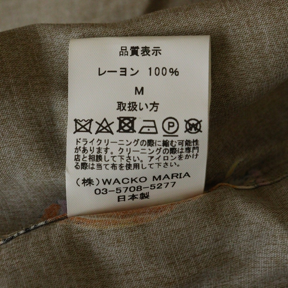 WACKO MARIA(ワコマリア) 20SS TIM LEHI HAWAIIAN SHIRTS ティムレヒ トラ柄 ハワイアン オープンカラー 半袖シャツ ブラウン