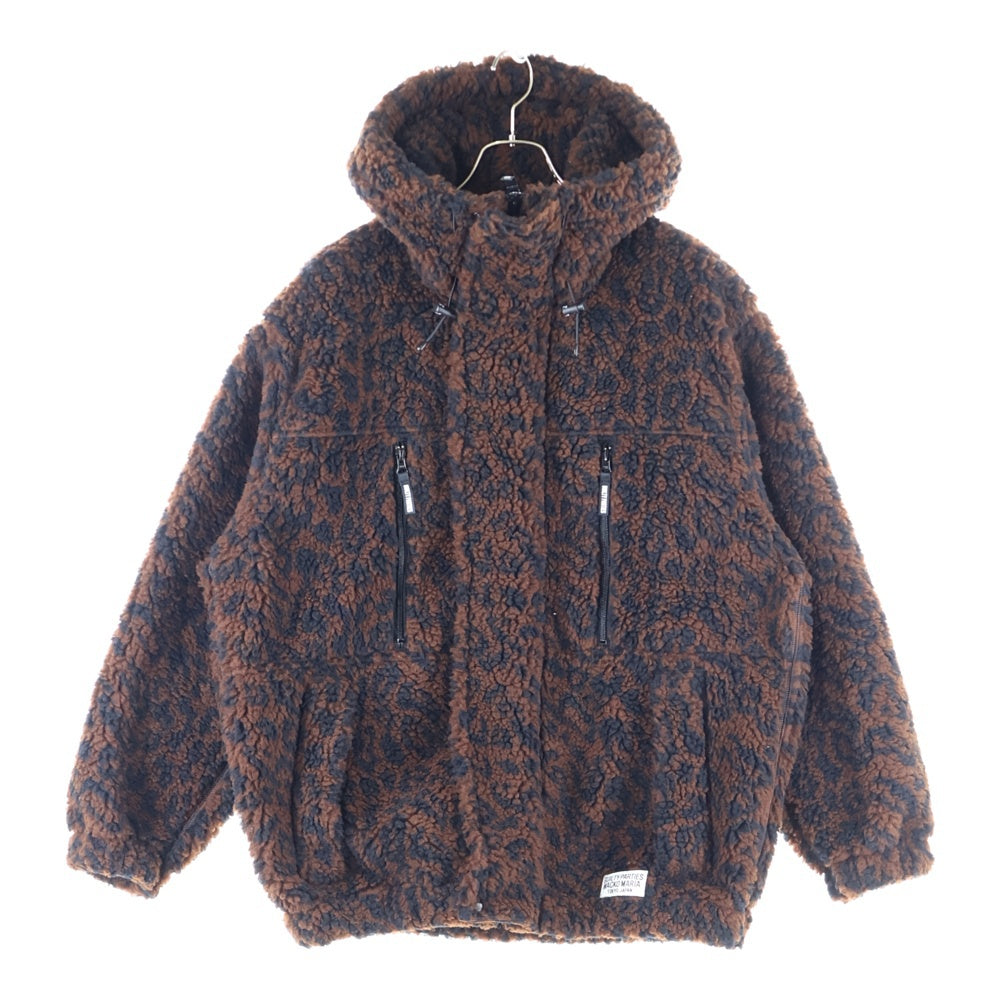 WACKO MARIA(ワコマリア) 21AW LEOPARD BOA FLEECE HOODED