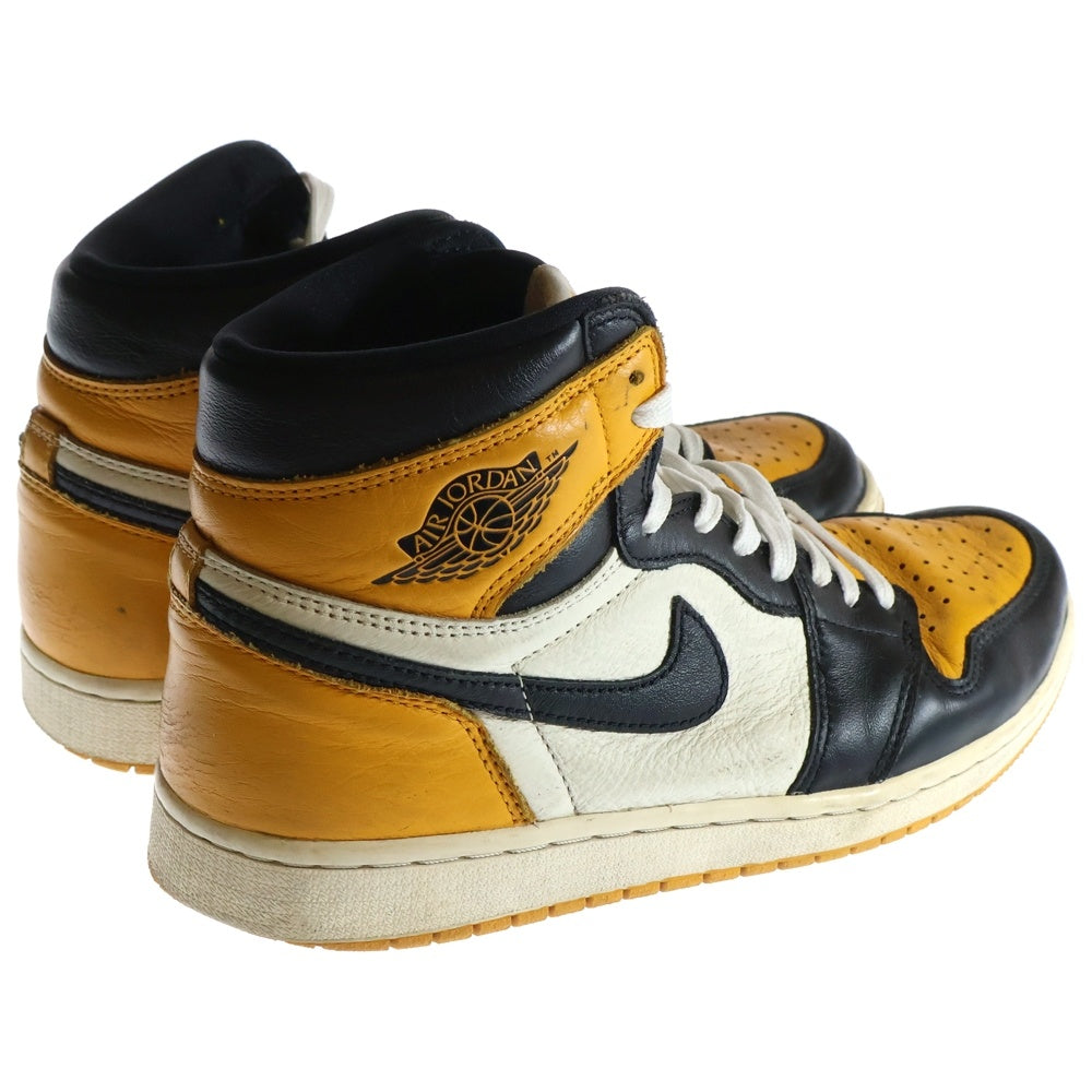 NIKE(ナイキ) AIR JORDAN 1 RETRO HIGH OG Taxi エアジョーダン 1 タクシー ハイカットスニーカー ホワイト/オレンジ US9/27cm 555088-711