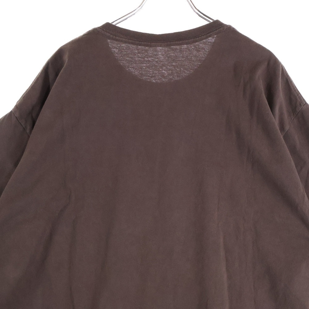 Cactus Jack(カクタスジャック) ×Fragment Design フラグメント デザイン ロゴプリントTシャツ 半袖カットソー ブラウン