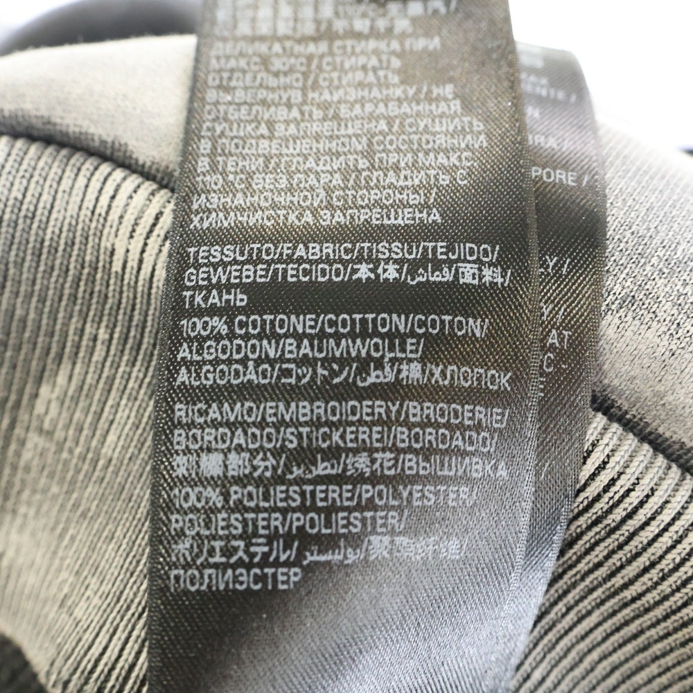BALENCIAGA(バレンシアガ) 25SS MEDIUM FIT HOODIE 両面ロゴ刺繍 ウォッシュ加工 ミディアムフィット プルオーバースウェットパーカー フーディー グレー 767877 TRVI9