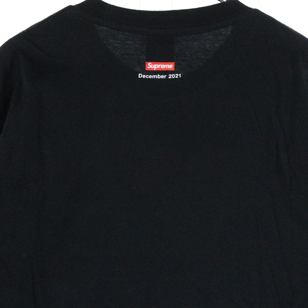 SUPREME(シュプリーム) 15AW Merry Xmas Tee メリークリスマス グラフィックプリント クルーネック半袖Tシャツ カットソー ブラック