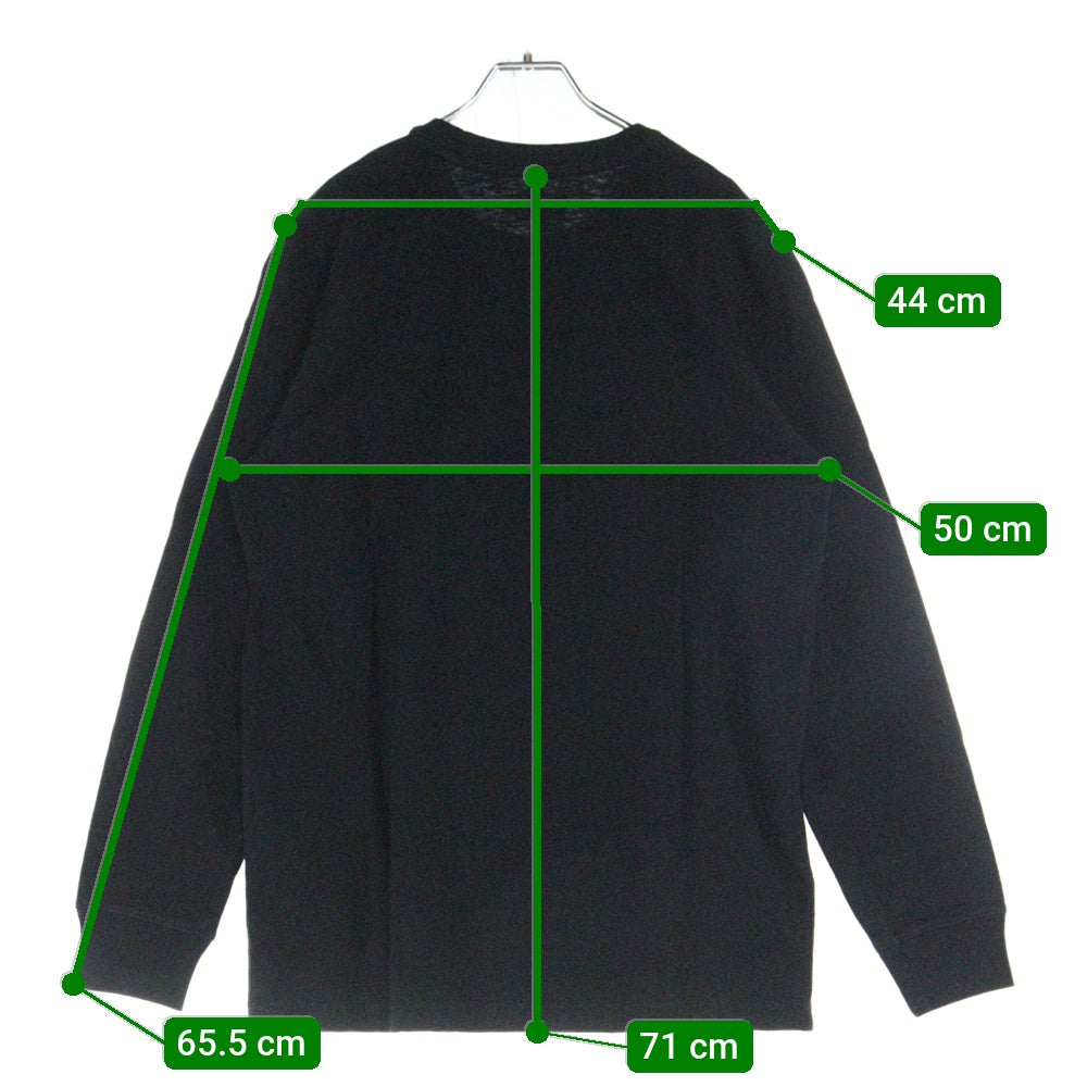 SUPREME(シュプリーム) 16SS Arc Logo L/S Top アーチロゴ クルーネック長袖Tシャツ カットソー ブラック
