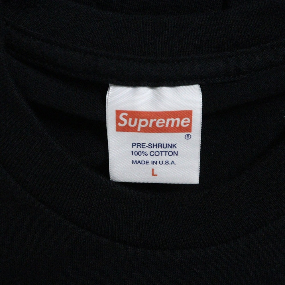 SUPREME(シュプリーム) 15SS World Famous Tee ワールドフェイマス グラフィックプリント クルーネック半袖Tシャツ カットソー ブラック