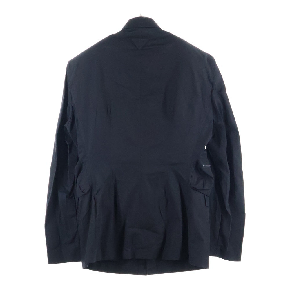 PRADA(プラダ) 24SS マルチポケット コットン シャツジャケット ブラック UGI267 SAAO 1XV2