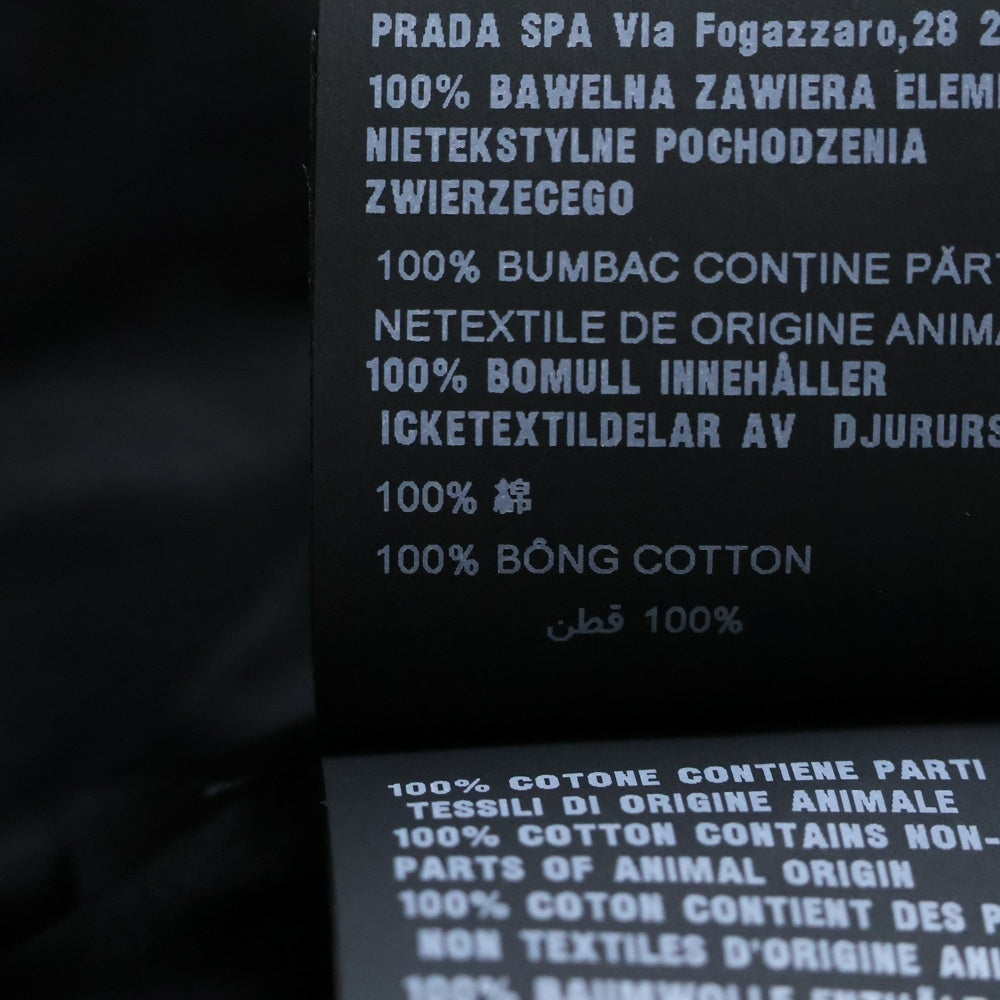 PRADA(プラダ) 24SS マルチポケット コットン シャツジャケット ブラック UGI267 SAAO 1XV2