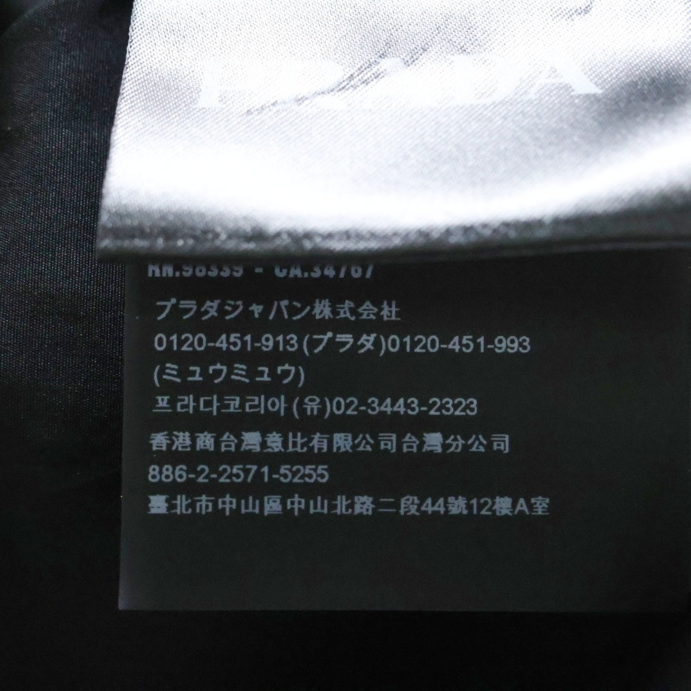 PRADA(プラダ) 24SS マルチポケット コットン シャツジャケット ブラック UGI267 SAAO 1XV2