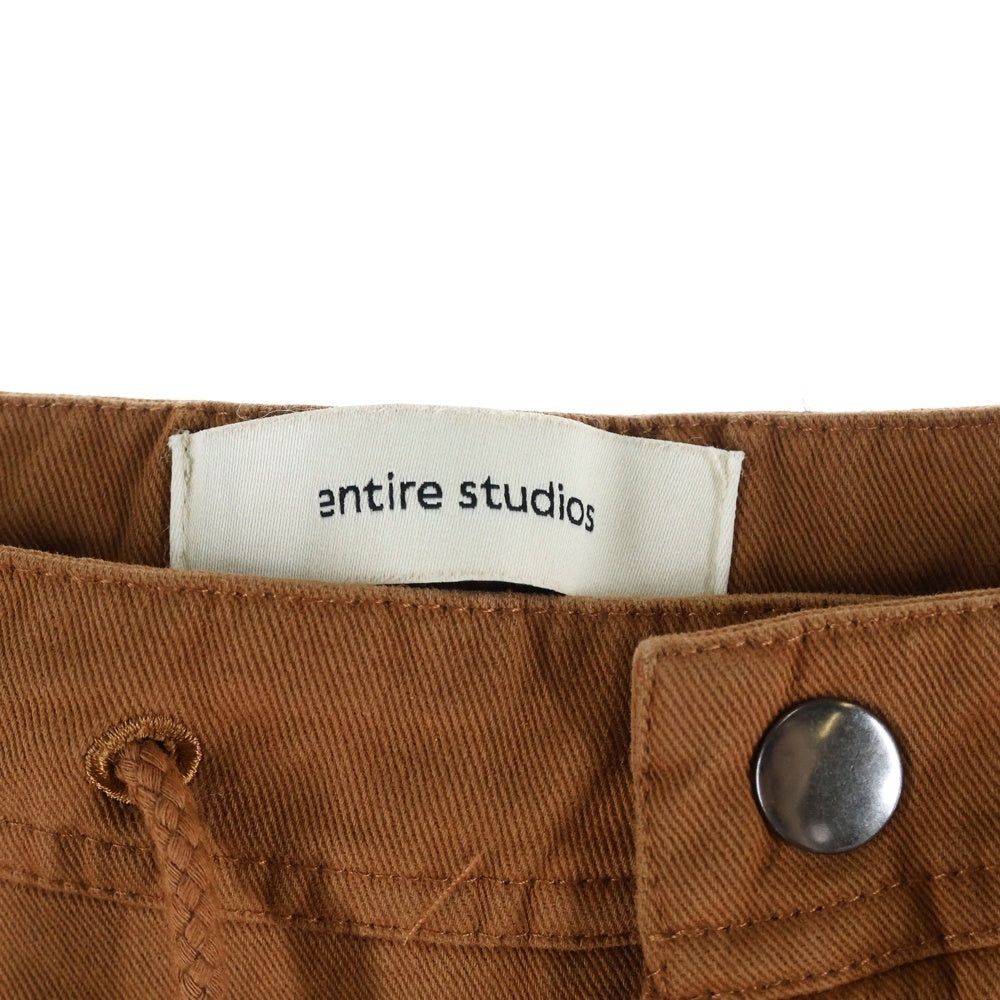 entire studios(エンタイア スタジオ) 25SS BARREN CARGO バラン カーゴ パンツ ブラウン ESU-S25-3021-CO