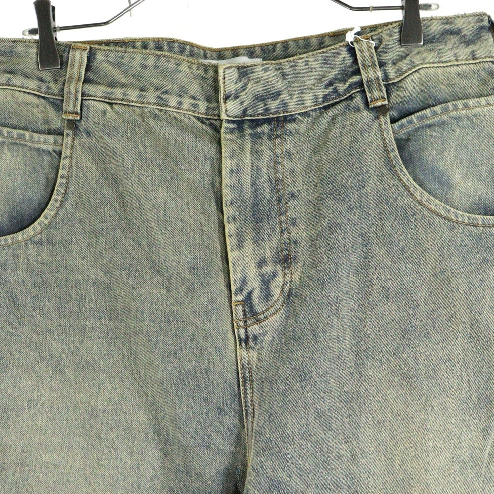 entire studios(エンタイア スタジオ) 25SS GEM JEANS ヴィンテージ 加工 ワイド デニム パンツ ジーンズ インディゴ ESU-S25‐11007-SW