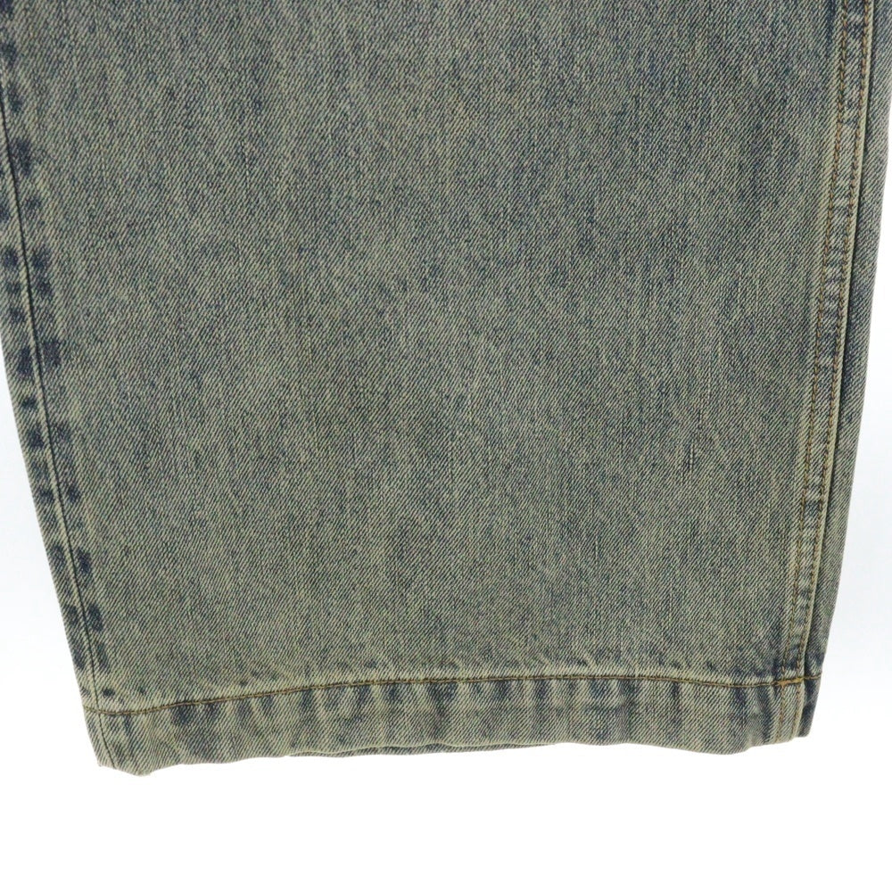 entire studios(エンタイア スタジオ) 25SS GEM JEANS ヴィンテージ 加工 ワイド デニム パンツ ジーンズ インディゴ ESU-S25‐11007-SW
