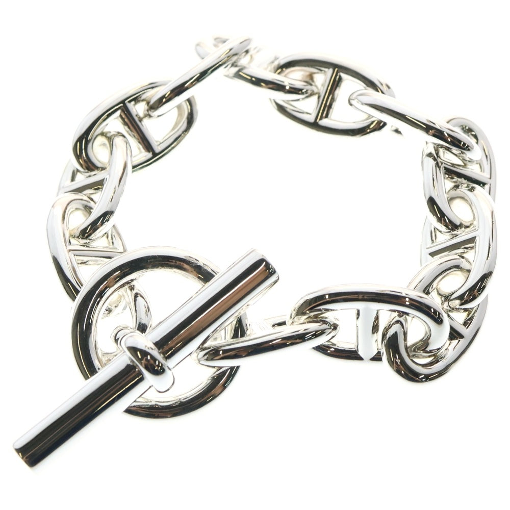 HERMES(エルメス) Chaine d'Ancre TGM シェーヌダンクル 12コマ チェーンブレスレット シルバー