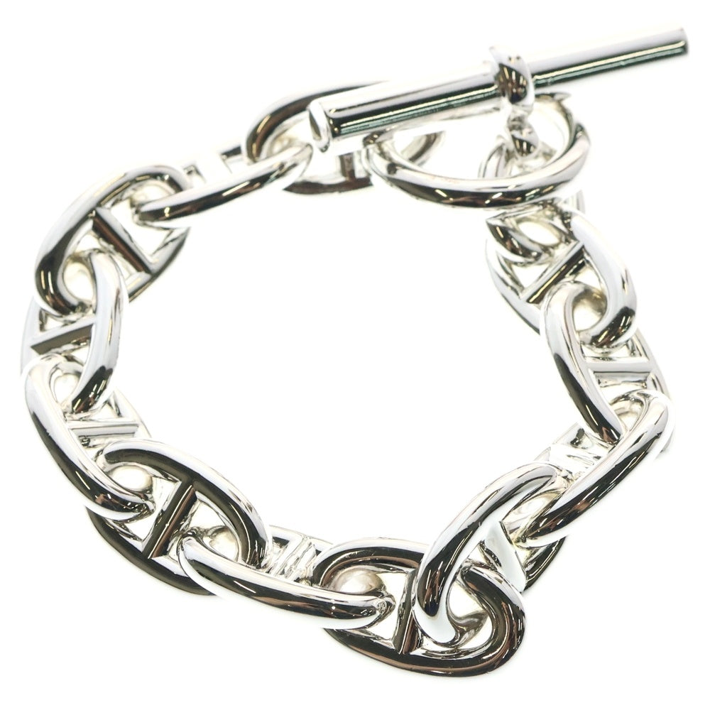 HERMES(エルメス) Chaine d'Ancre TGM シェーヌダンクル 12コマ チェーンブレスレット シルバー