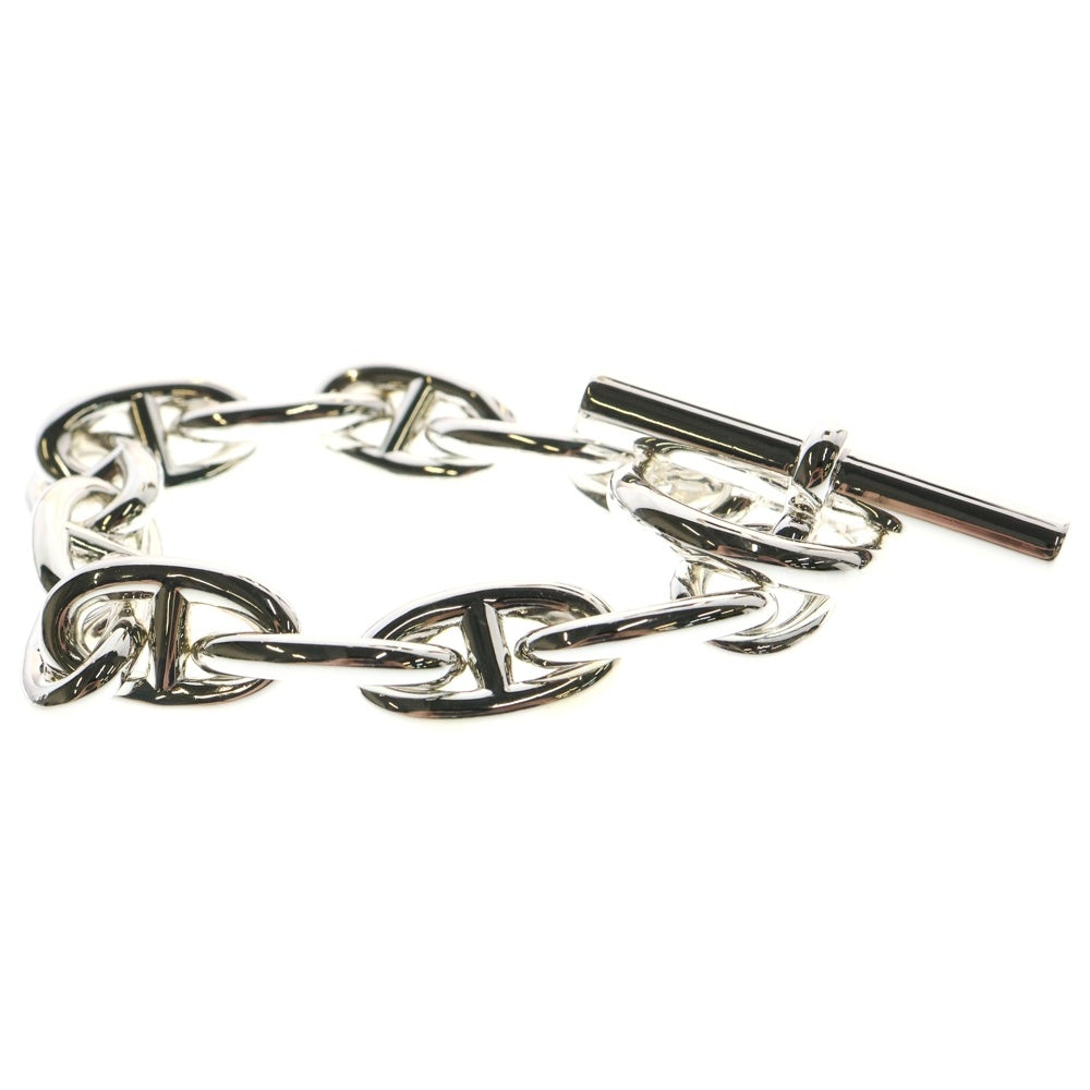 HERMES(エルメス) Chaine d'Ancre TGM シェーヌダンクル 12コマ チェーンブレスレット シルバー
