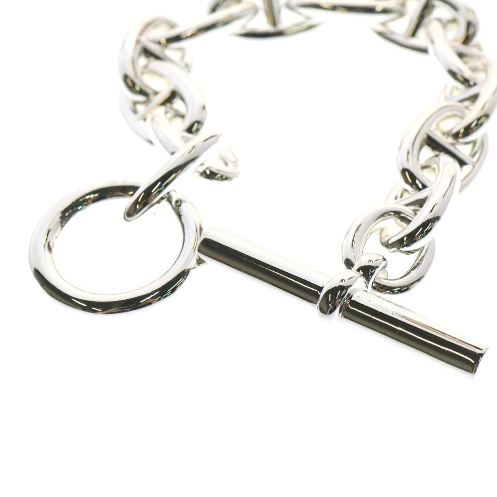 HERMES(エルメス) Chaine d'Ancre TGM シェーヌダンクル 12コマ チェーンブレスレット シルバー