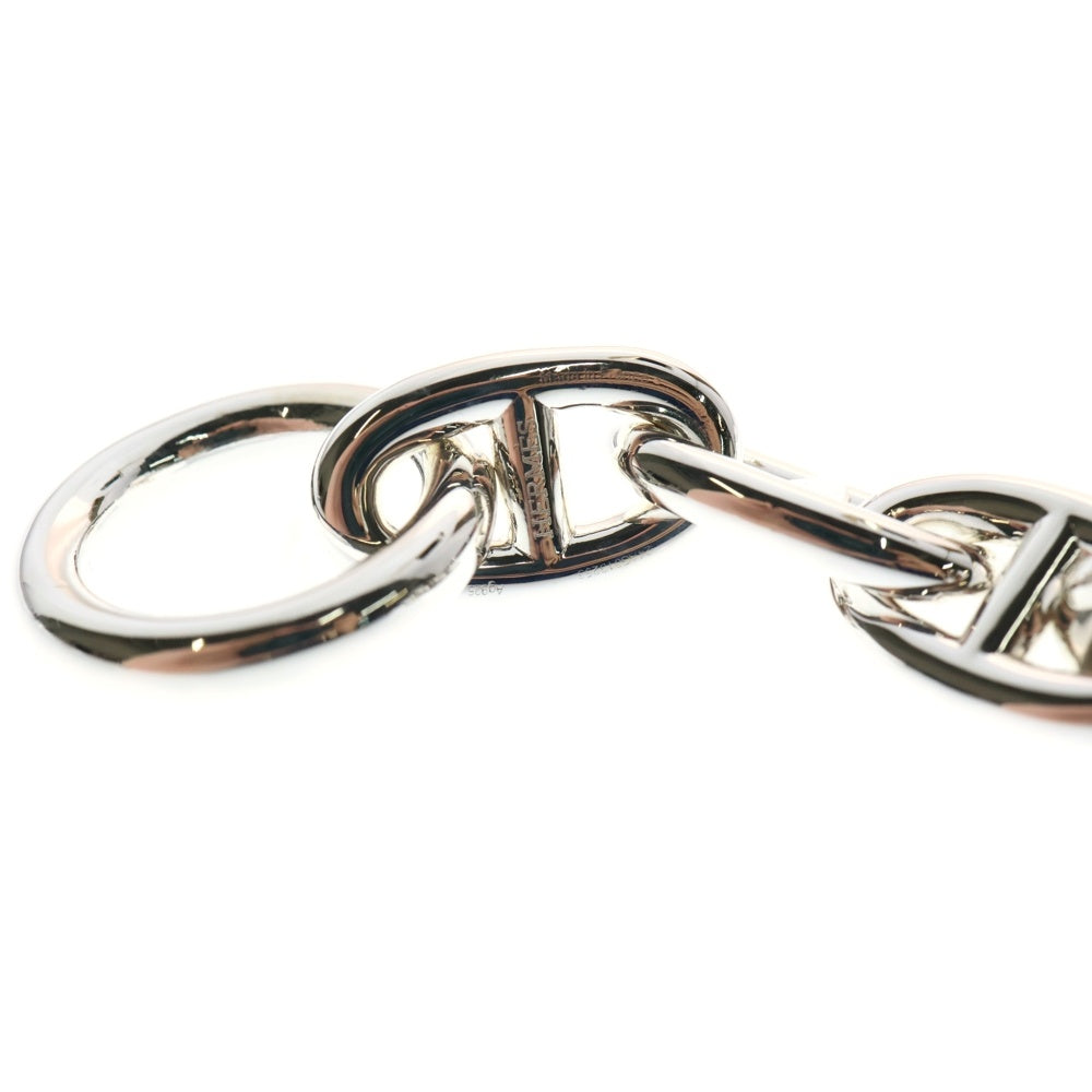 HERMES(エルメス) Chaine d'Ancre TGM シェーヌダンクル 12コマ チェーンブレスレット シルバー
