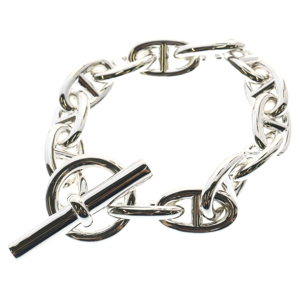 HERMES(エルメス) Chaine d'Ancre TGM シェーヌダンクル 13コマ チェーンブレスレット シルバー