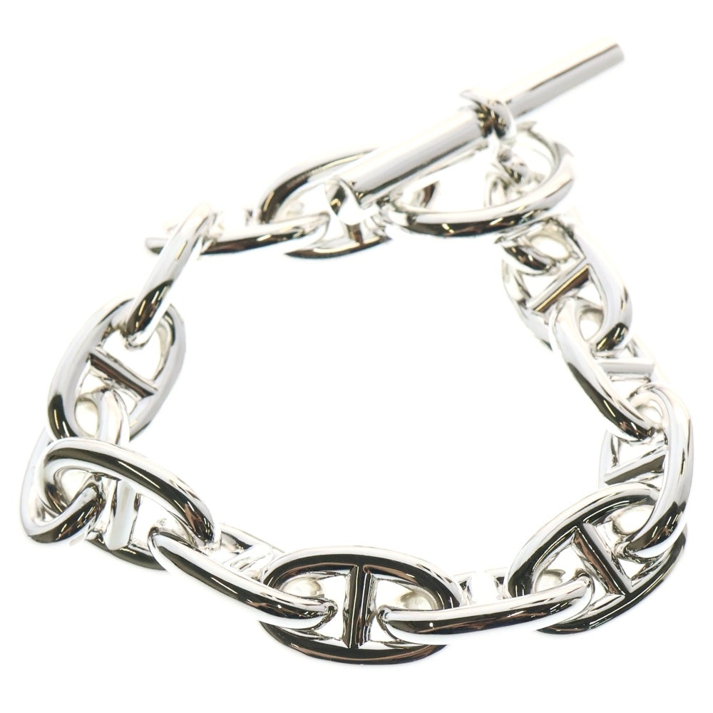 HERMES(エルメス) Chaine d'Ancre TGM シェーヌダンクル 13コマ チェーンブレスレット シルバー