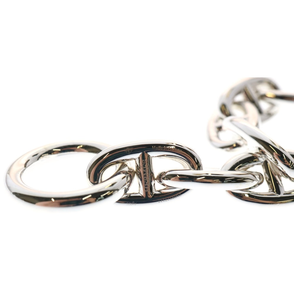 HERMES(エルメス) Chaine d'Ancre TGM シェーヌダンクル 13コマ チェーンブレスレット シルバー