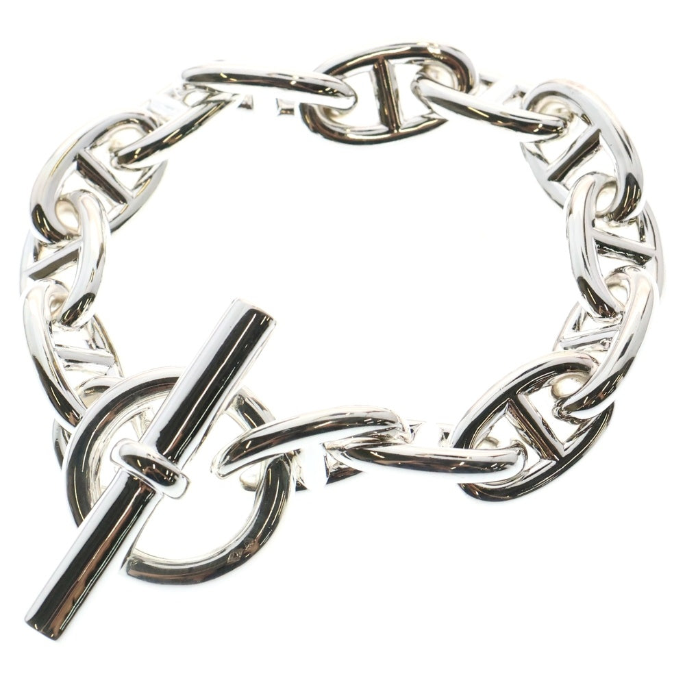 HERMES(エルメス) Chaine d'Ancre TGM シェーヌダンクル 13コマ チェーンブレスレット シルバー
