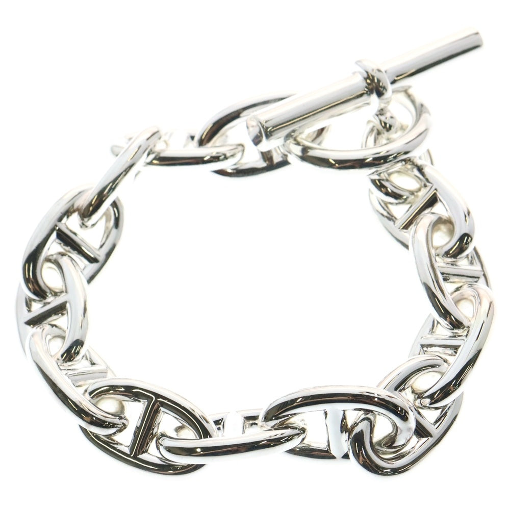 HERMES(エルメス) Chaine d'Ancre TGM シェーヌダンクル 13コマ チェーンブレスレット シルバー