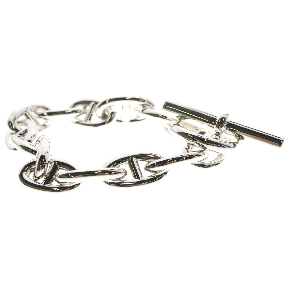 HERMES(エルメス) Chaine d'Ancre TGM シェーヌダンクル 13コマ チェーンブレスレット シルバー