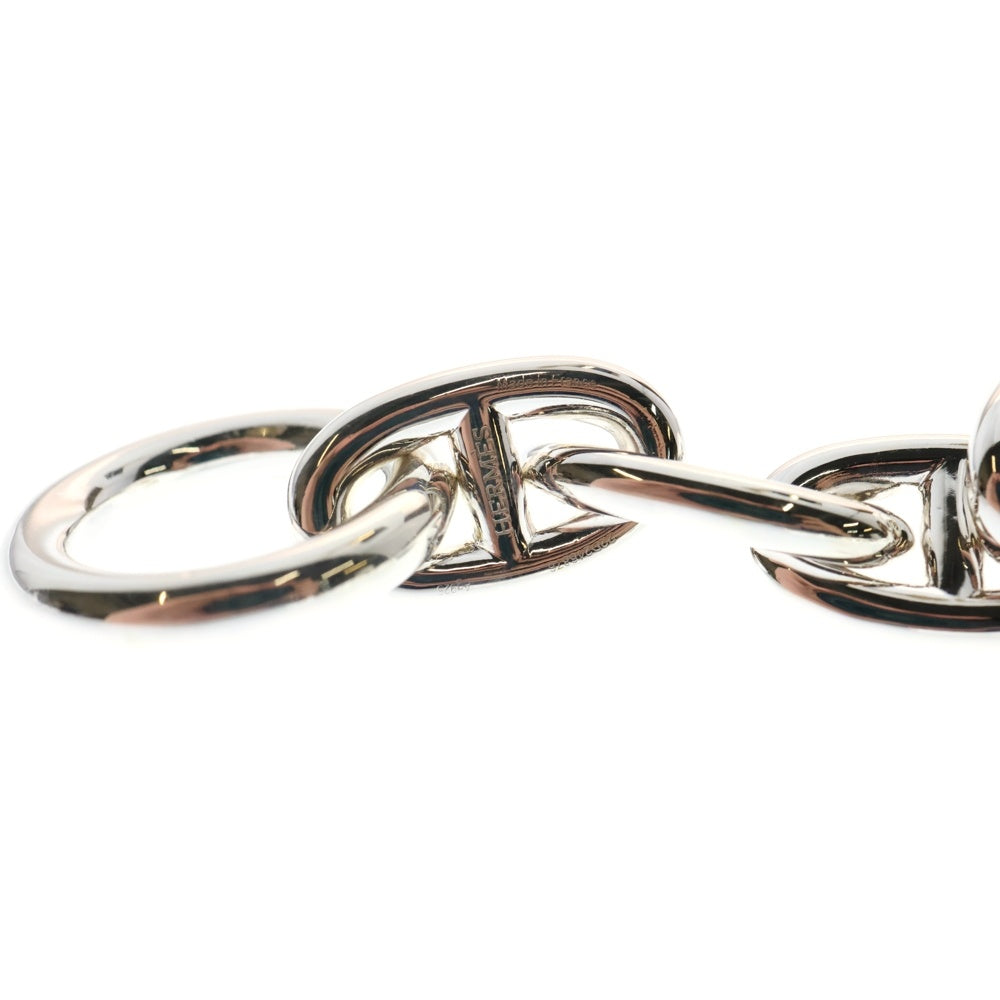 HERMES(エルメス) Chaine d'Ancre TGM シェーヌダンクル 13コマ チェーンブレスレット シルバー