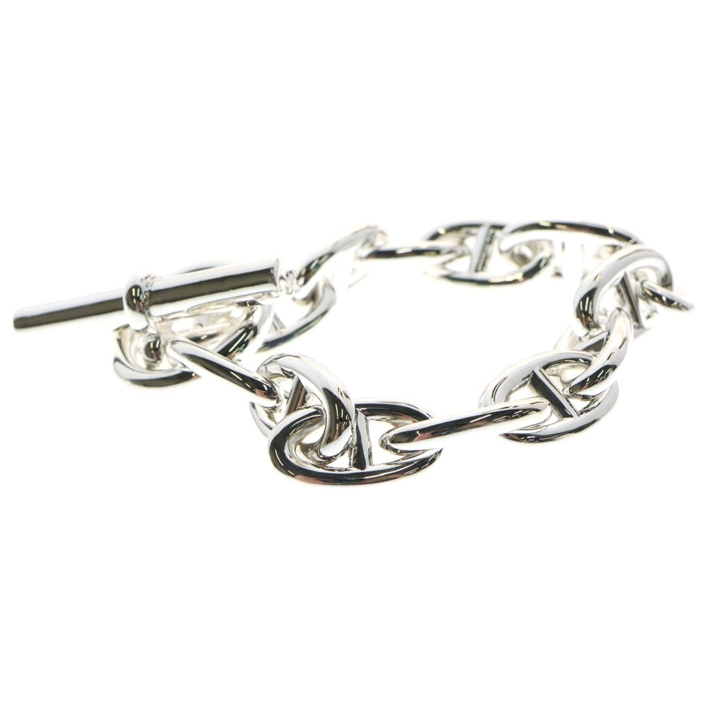 HERMES(エルメス) Chaine d'Ancre TGM シェーヌダンクル 13コマ チェーンブレスレット シルバー