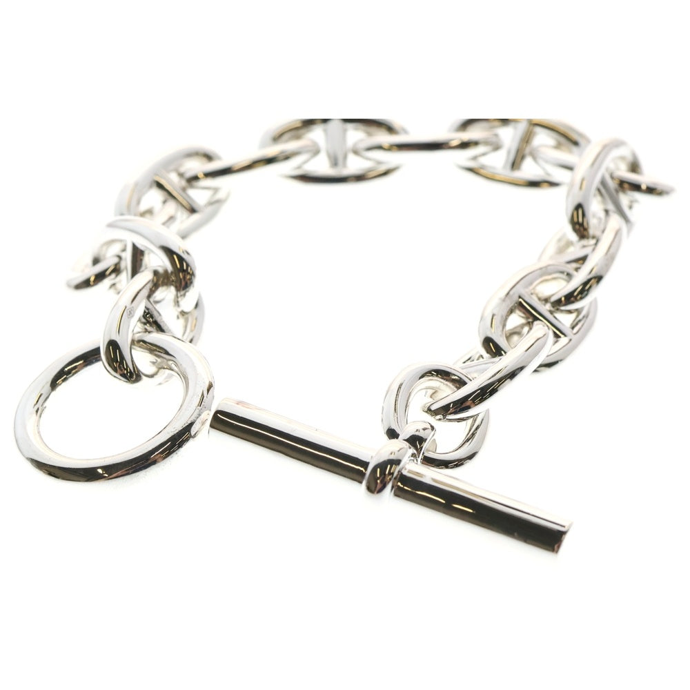 HERMES(エルメス) Chaine d'Ancre TGM シェーヌダンクル 13コマ チェーンブレスレット シルバー
